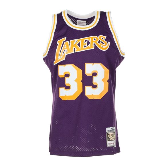 Mitchell & Ness NBA Swingman Jersey - Kareem Abdul-Jabbar Purple SM